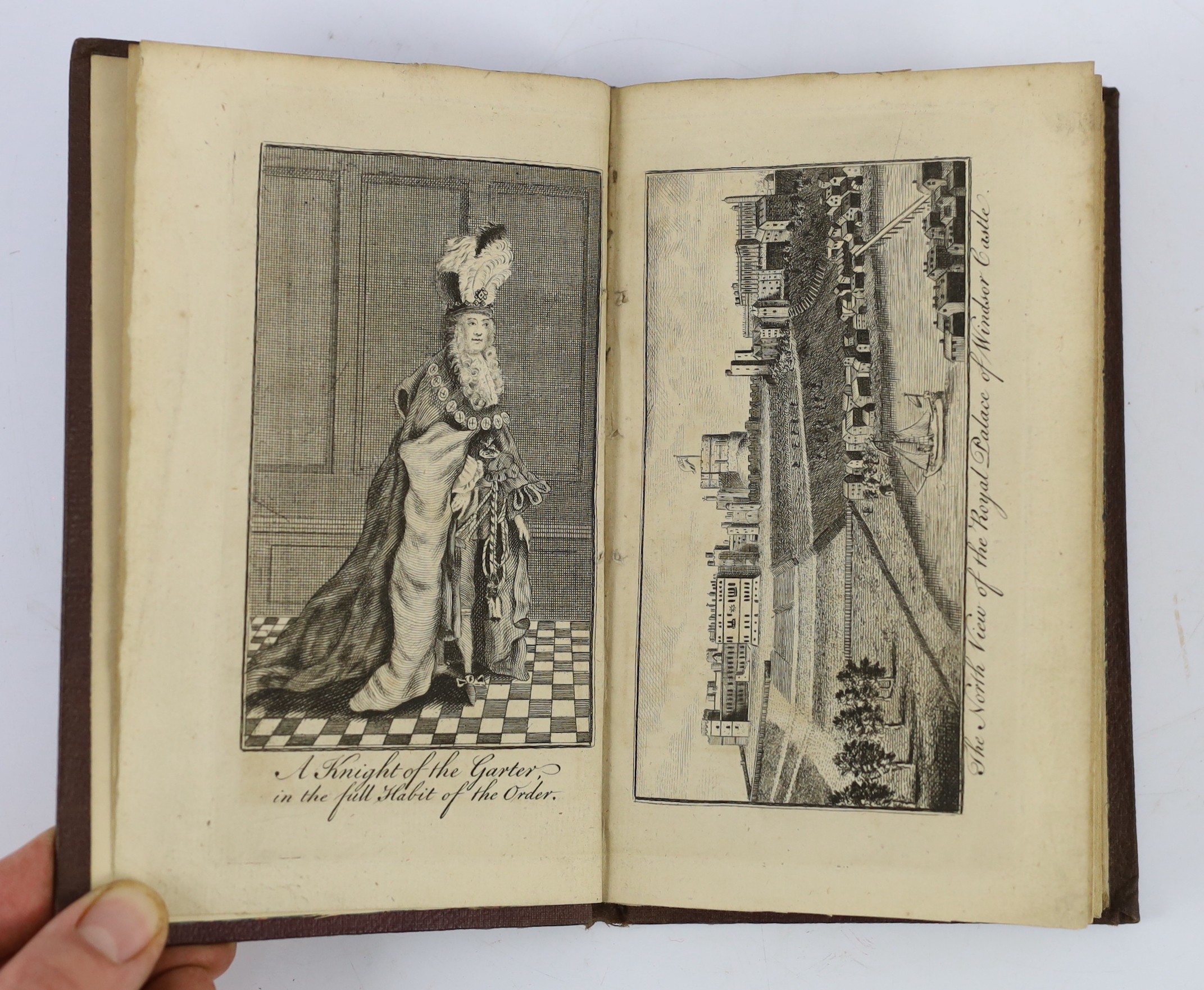 BERKS: Windsor, and its Environs. Containing the Curiosities of the Town and Palace, the Royal Chapel of St. George ... 2 plates, advert. leaf and addenda / errata leaf; old binder's (unlettered) cloth, sm.8vo. printed f